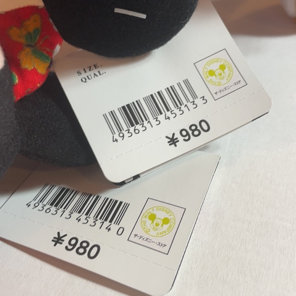 Tokyo Disney Mickey and Minnie Mouse Bean Bag Stuffed Animal Plush - Picture 7 of 14